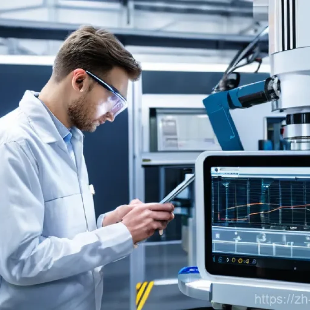 유지보수 관련 생산성 향상 사례 연구 - **Prompt 1: Intelligent Data Monitoring and Analysis in a Modern Factory**
A high-tech, impeccab...