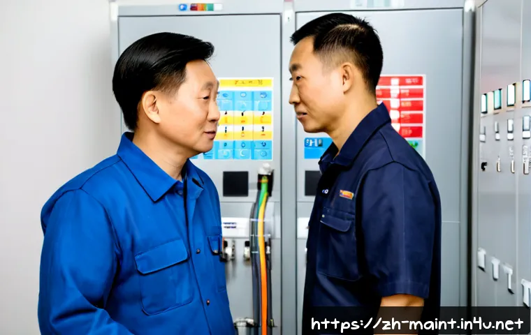 설비 유지보수 직무 스트레스 관리법 - Photorealistic facility maintenance technician in clean protective workwear taking a calm seated bre...